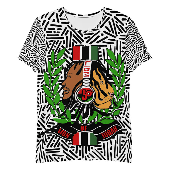 Lion Of Judah God All-Over Print Men's Athletic T-shirt