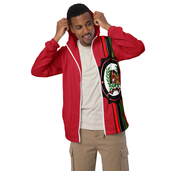 Lion of Judah God Men’s Red windbreaker