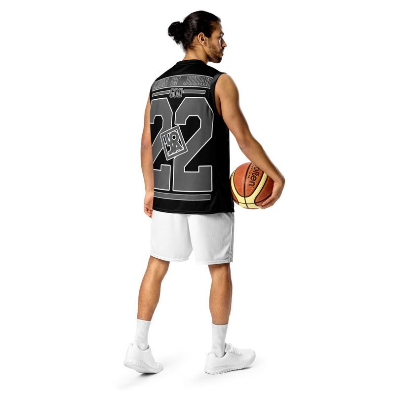 NYC New York City Skyline Recycled unisex basketball jersey