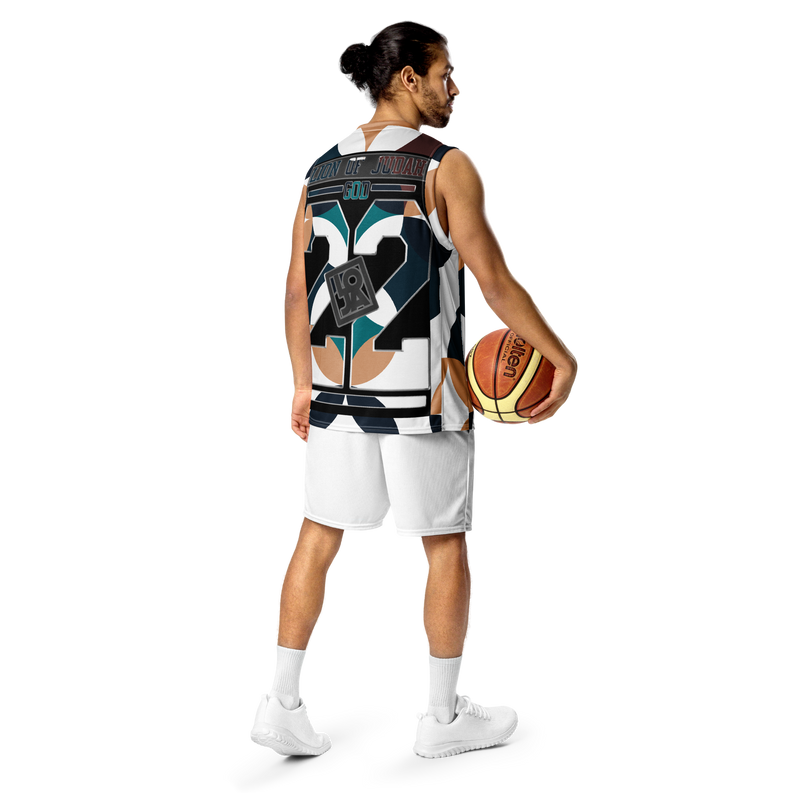 Lion Of Judah Wingz Design Recycled unisex Pattern Design basketball jersey