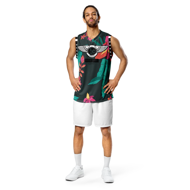 Lion Of Judah Wingz Design Recycled unisex Plants Pattern #2 Design basketball jersey