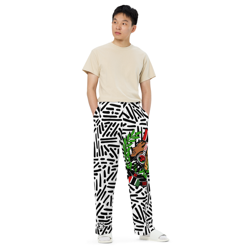 Lion Of Judah God All over print unisex wide leg pants