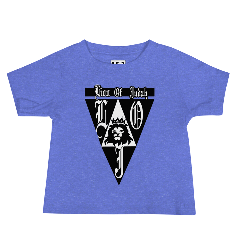 Lion Of Judah Lion Triangle Baby Jersey Short Sleeve Tee