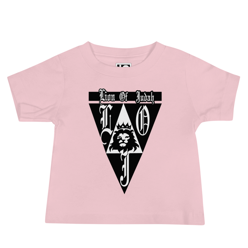 Lion Of Judah Lion Triangle Baby Jersey Short Sleeve Tee