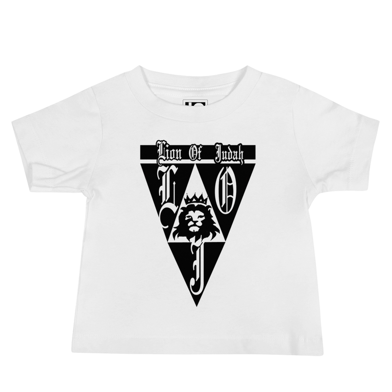 Lion Of Judah Lion Triangle Baby Jersey Short Sleeve Tee