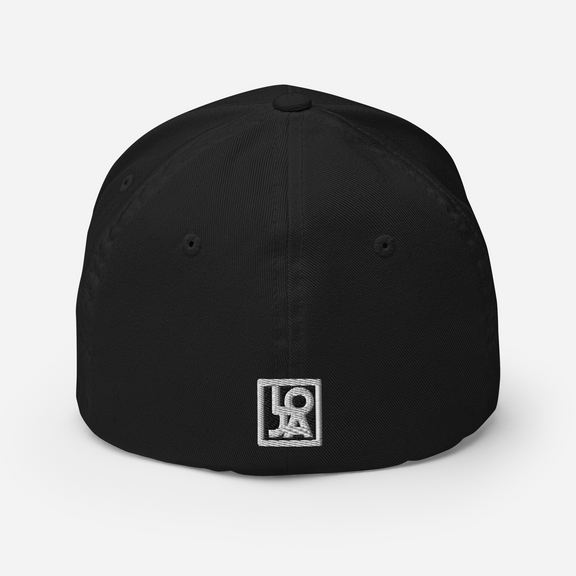 Hustle and Motivate Art Design Structured Twill Cap