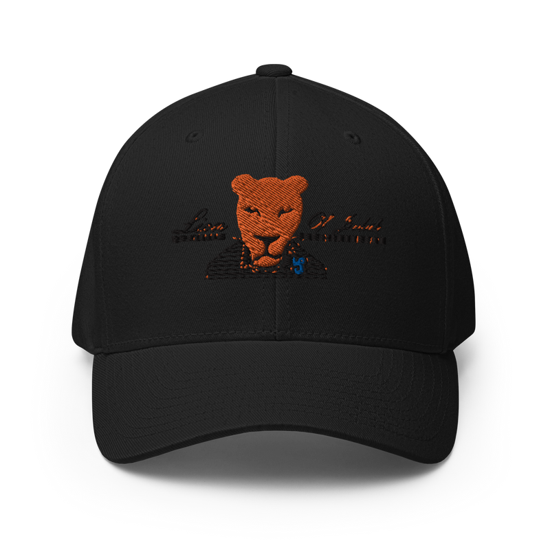 Lion Of Judah Design Structured Twill Cap