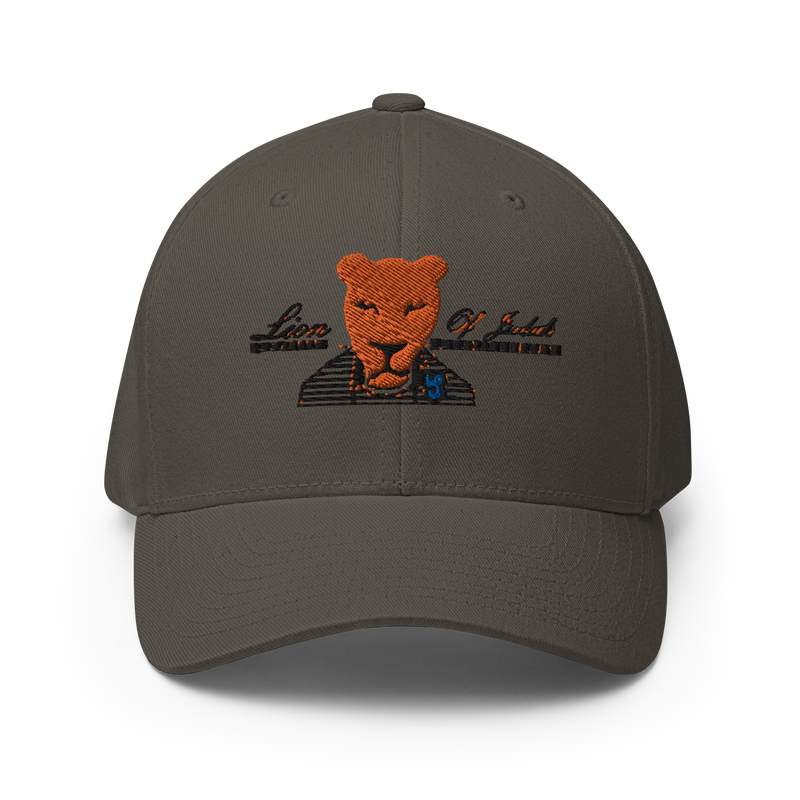 Lion Of Judah Design Structured Twill Cap