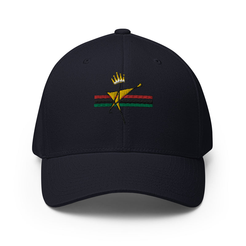 The Black Star Of The Tribe Of Judah Structured Twill Cap