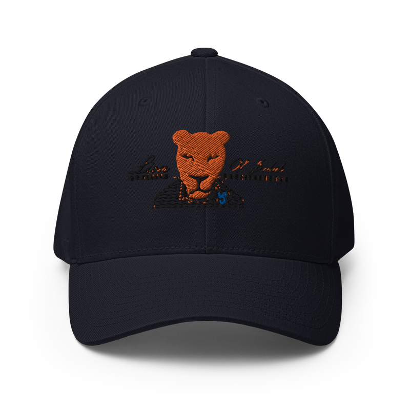Lion Of Judah Design Structured Twill Cap