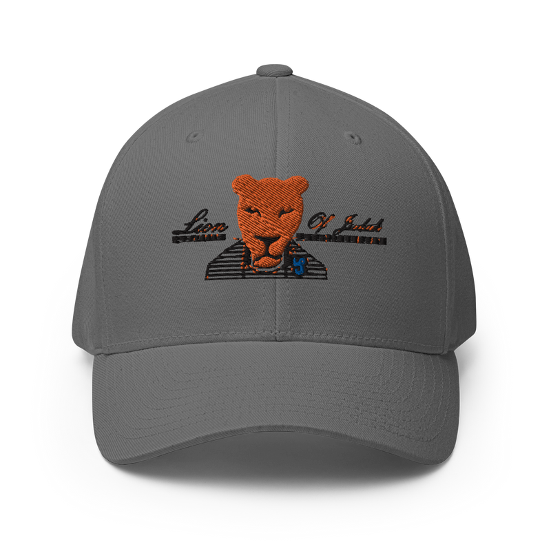 Lion Of Judah Design Structured Twill Cap