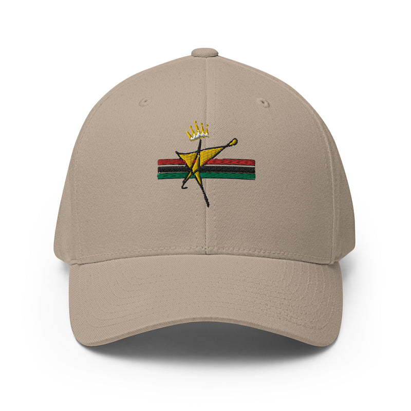 The Black Star Of The Tribe Of Judah Structured Twill Cap