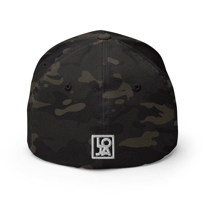 Lion Of Judah Apparel black new logo Structured Twill Cap