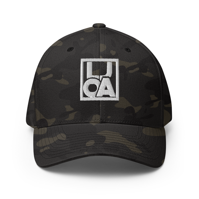 Lion Of Judah Apparel White new logo Structured Twill Cap