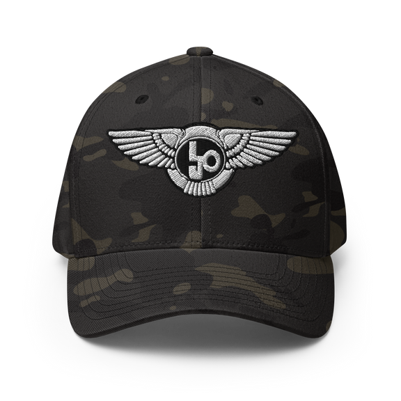 Lion Of Judah Wingz Logo Design Structured Twill Cap & Lion Of Judah Wingz Logo Design Unisex performance crew neck t-shirt Bundle