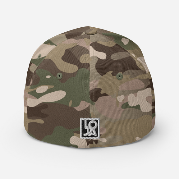 Hustle and Motivate Art Design Structured Twill Cap