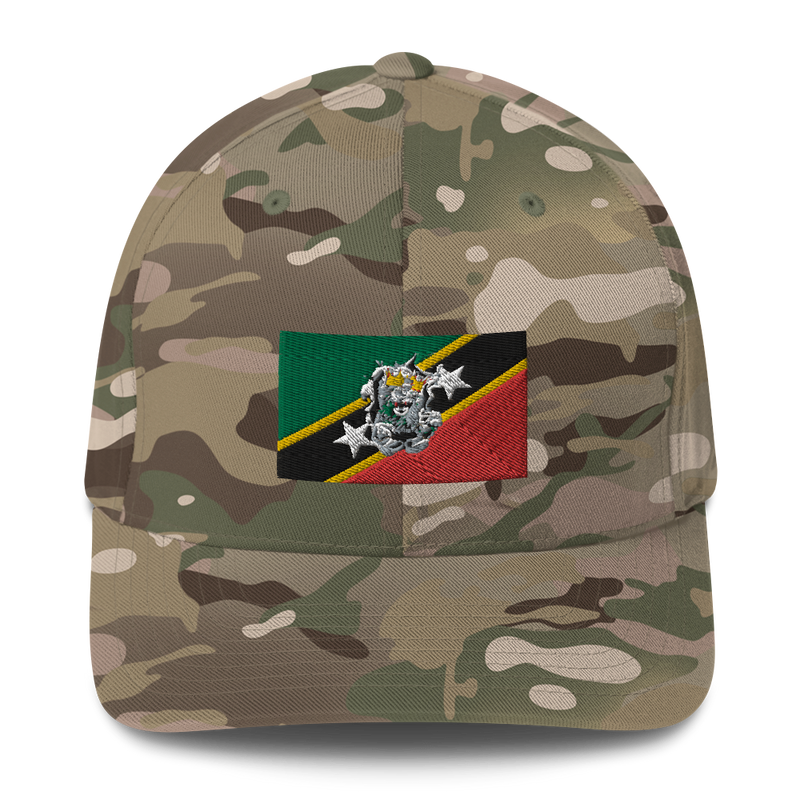 West Indian Lion of Judah Structured Twill Cap