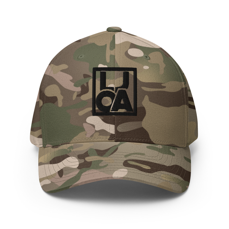 Lion Of Judah Apparel black new logo Structured Twill Cap