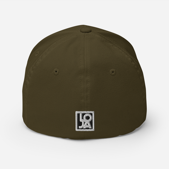 Hustle and Motivate Art Design Structured Twill Cap
