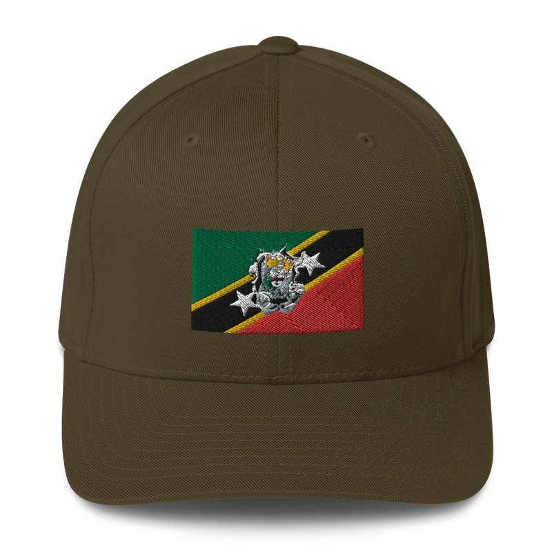 West Indian Lion of Judah Structured Twill Cap