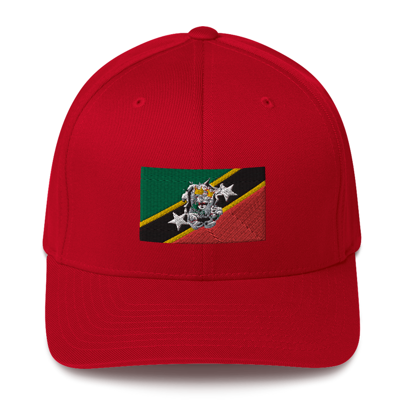 West Indian Lion of Judah Structured Twill Cap