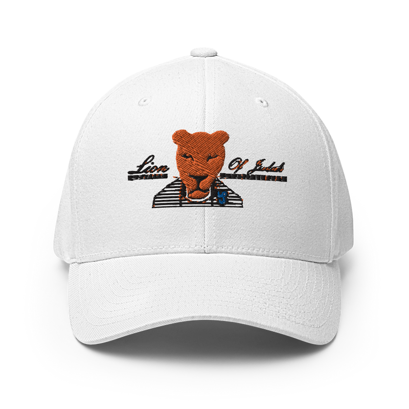 Lion Of Judah Design Structured Twill Cap
