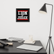 Lion Of Judah Design Framed poster