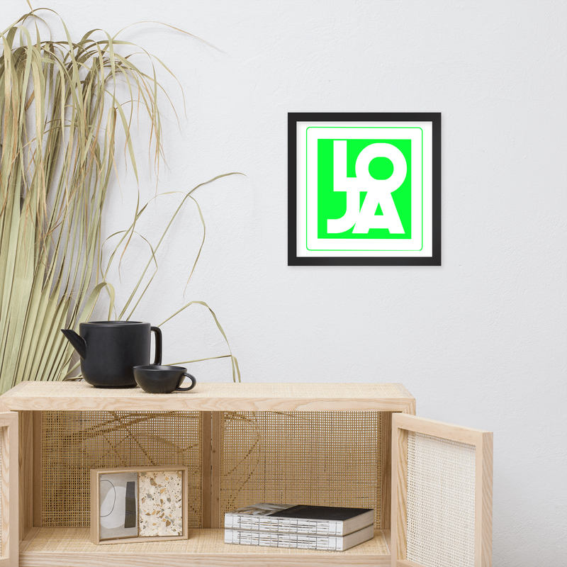 Lion Of Judah highlighted Logo Framed poster Framed poster