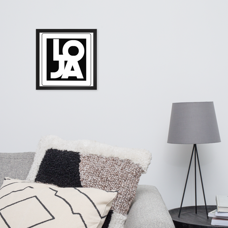 Lion Of Judah Apparel Logo Framed poster