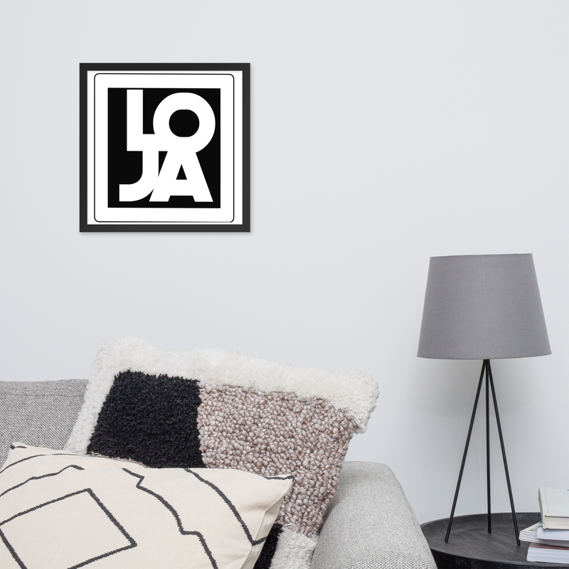 Lion Of Judah Apparel Logo Framed poster