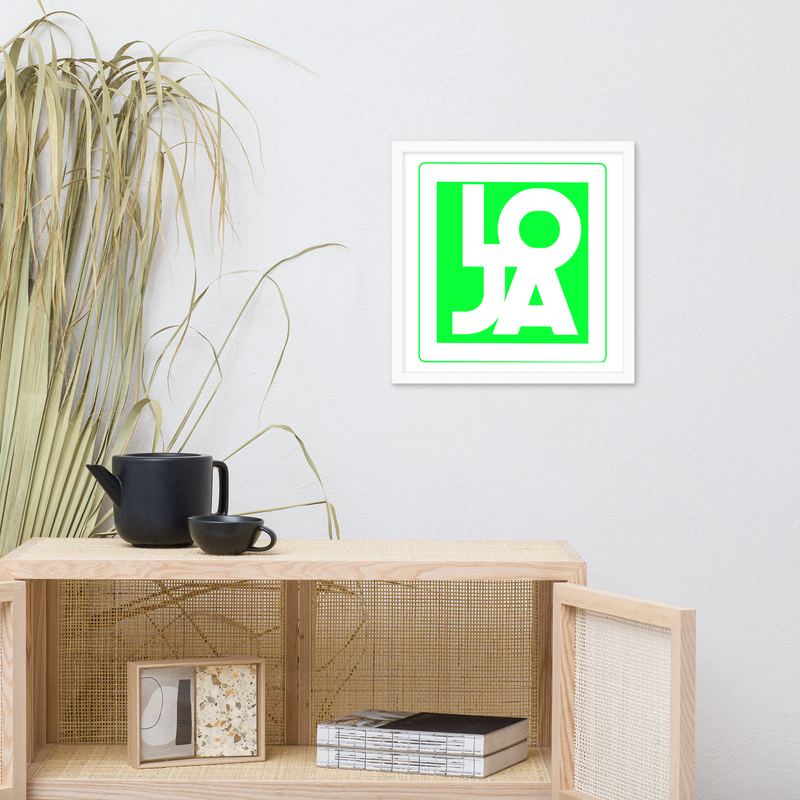 Lion Of Judah highlighted Logo Framed poster Framed poster