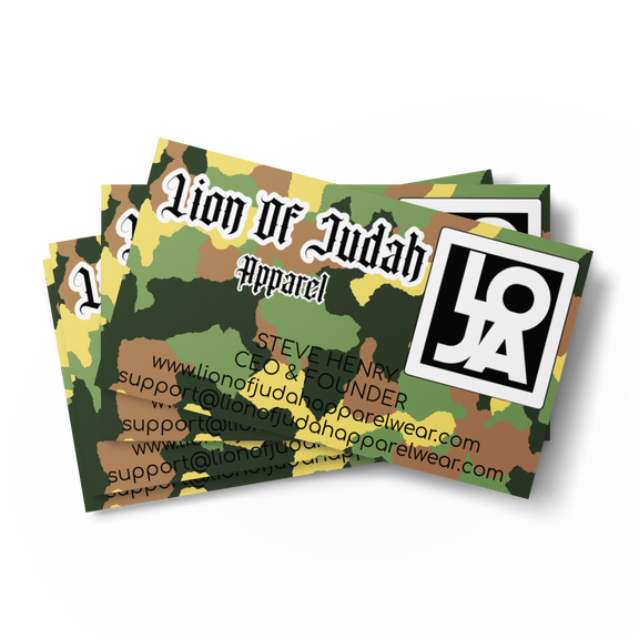 Set of business cards