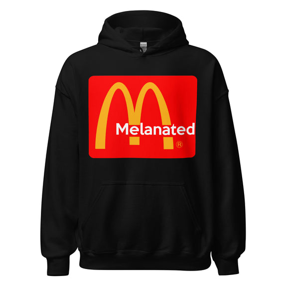 Melanated Logo Design Unisex Hoodie