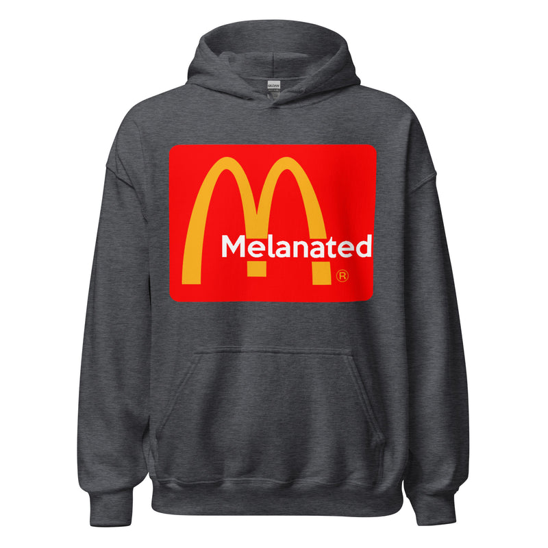 Melanated Logo Design Unisex Hoodie