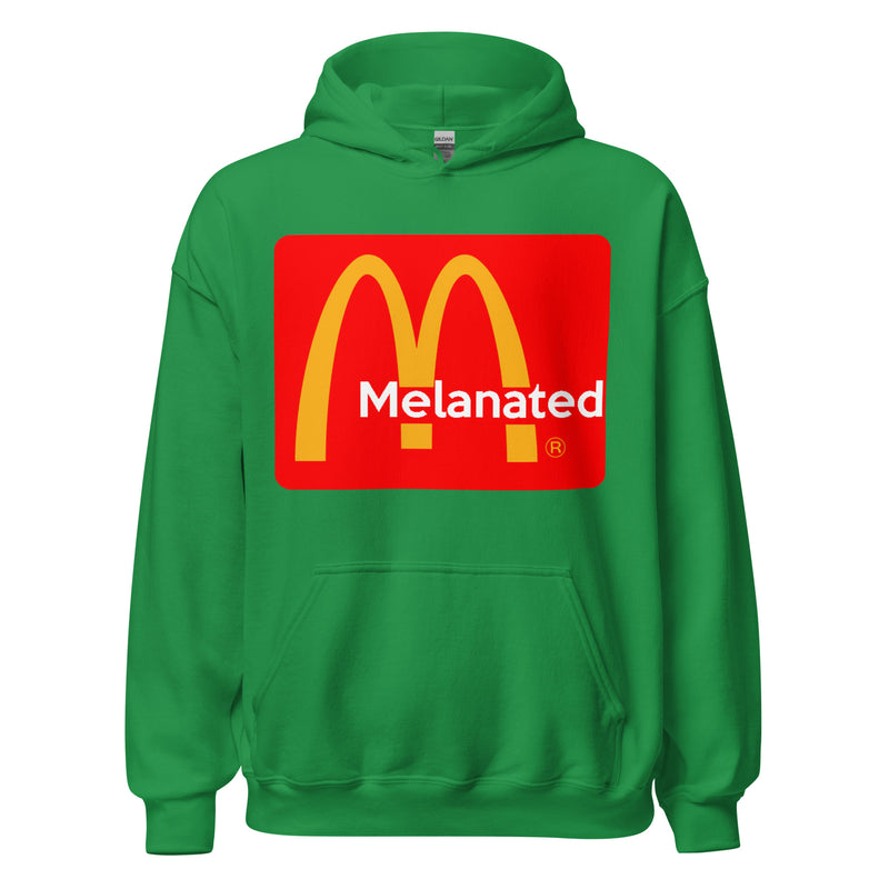 Melanated Logo Design Unisex Hoodie