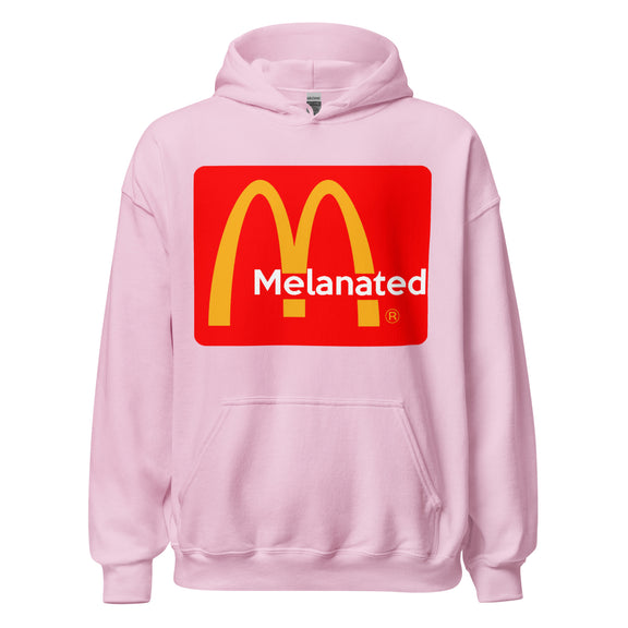Melanated Logo Design Unisex Hoodie