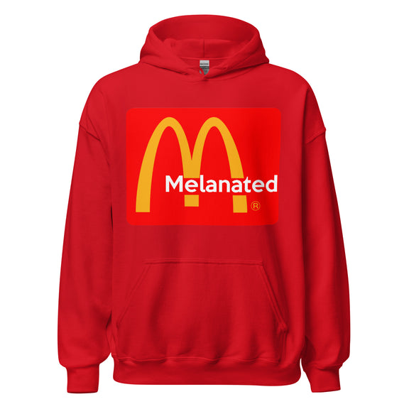 Melanated Logo Design Unisex Hoodie