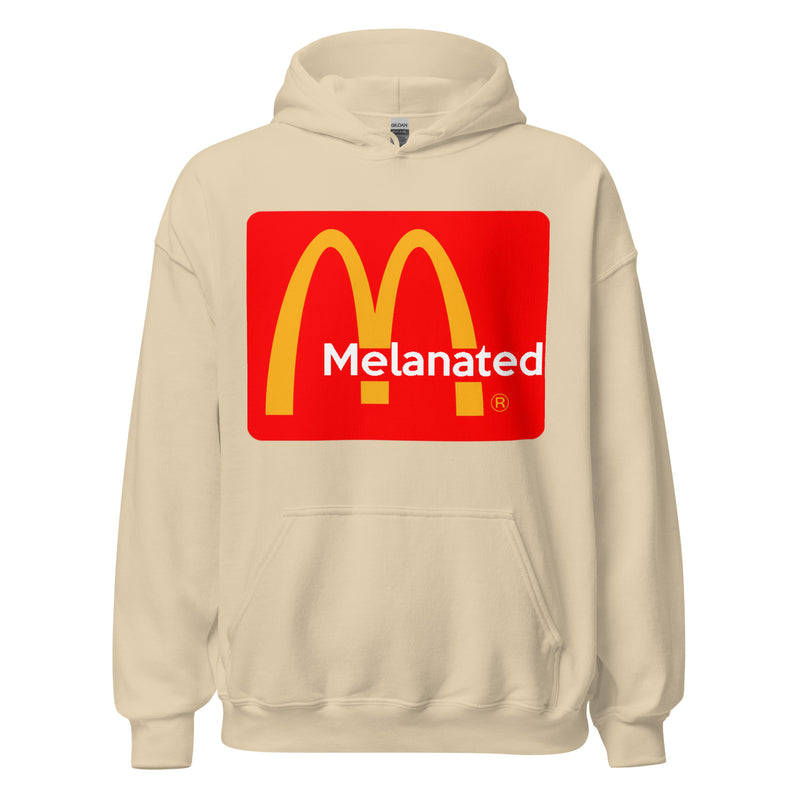 Melanated Logo Design Unisex Hoodie