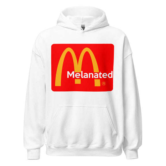 Melanated Logo Design Unisex Hoodie