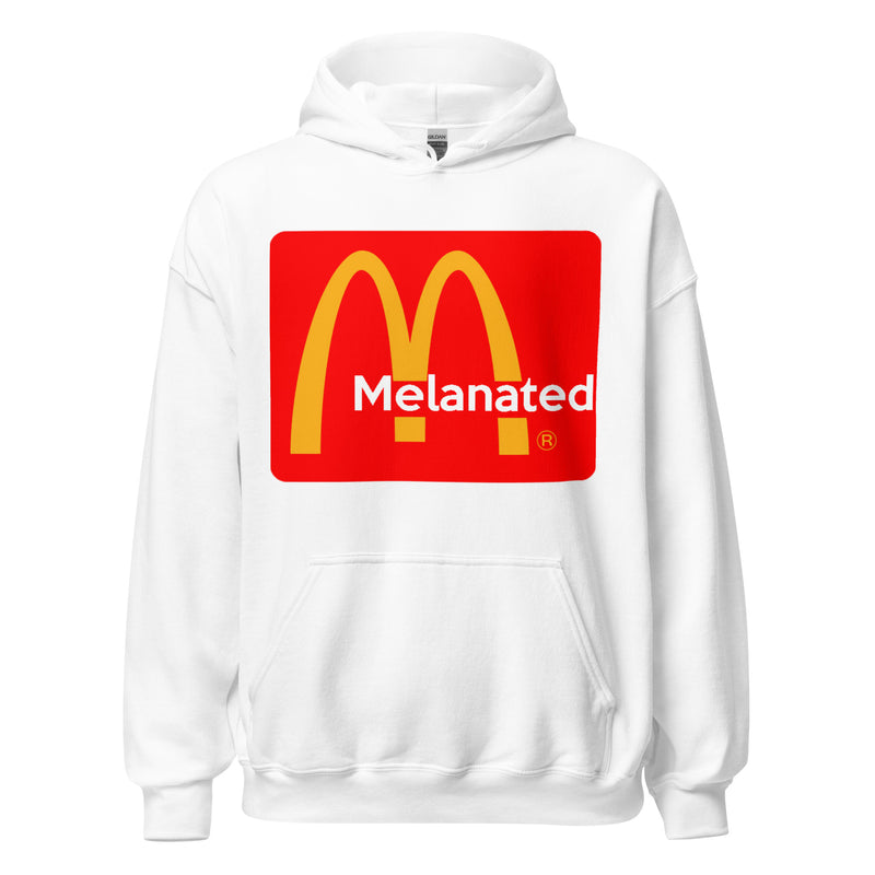 Melanated Logo Design Unisex Hoodie