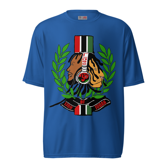 Lion Of Judah God Unisex performance crew neck t-shirt