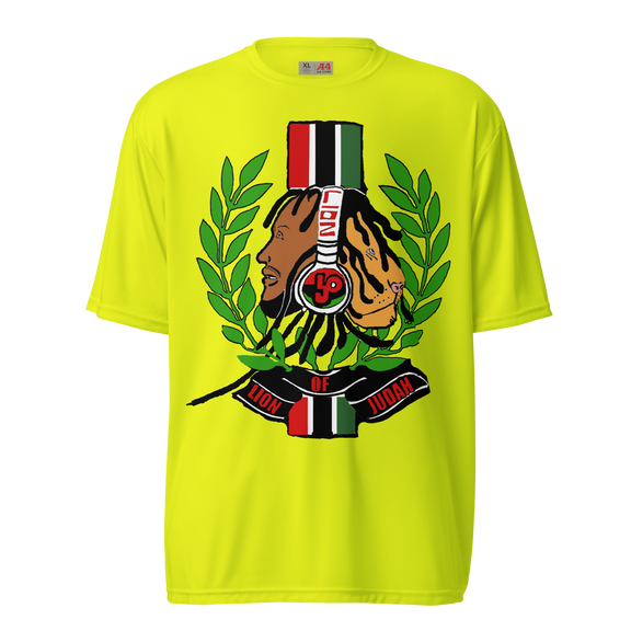 Lion Of Judah God Unisex performance crew neck t-shirt
