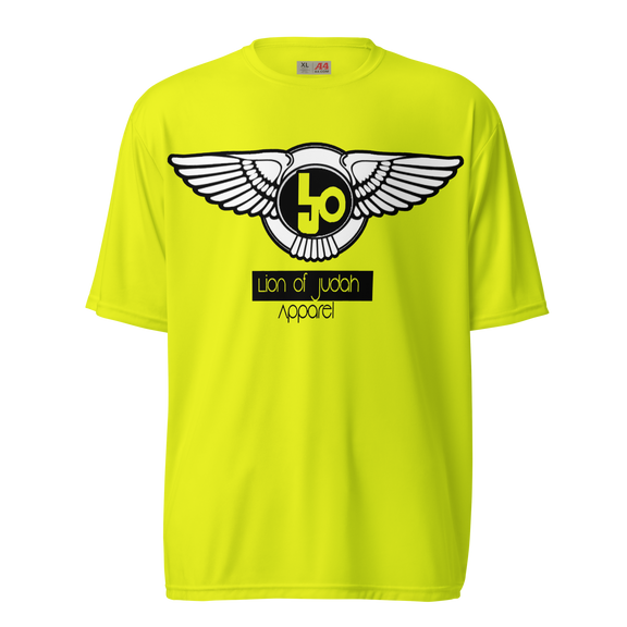 Lion Of Judah Wingz Logo Design Unisex performance crew neck t-shirt
