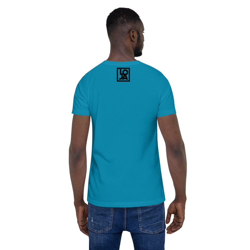Lion Of Judah Baby Blue logo Short-sleeve unisex t-shirt