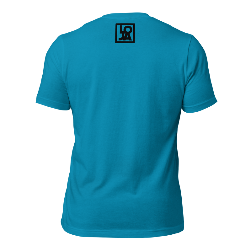 Lion Of Judah Blue logo Short sleeve unisex t-shirt