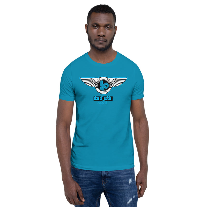 Lion Of Judah Baby Blue logo Short-sleeve unisex t-shirt