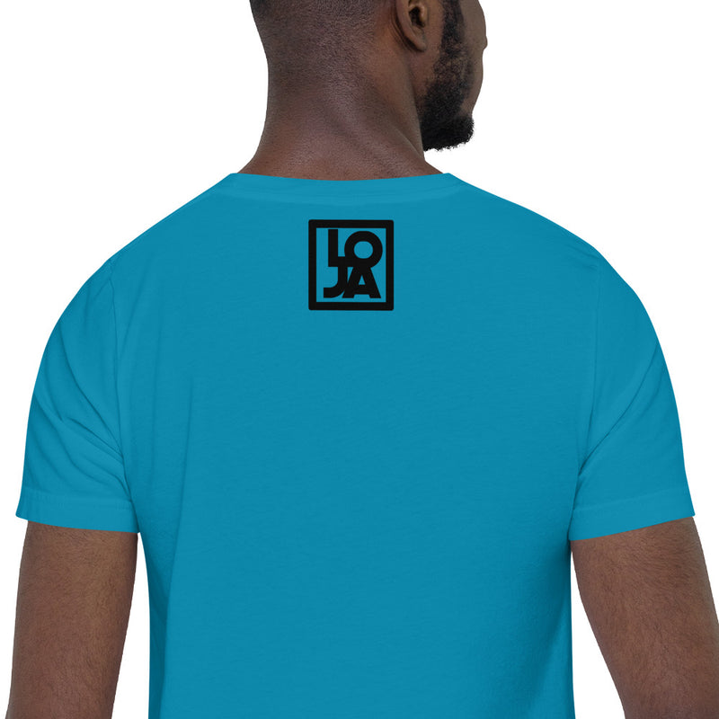 Lion Of Judah Baby Blue logo Short-sleeve unisex t-shirt