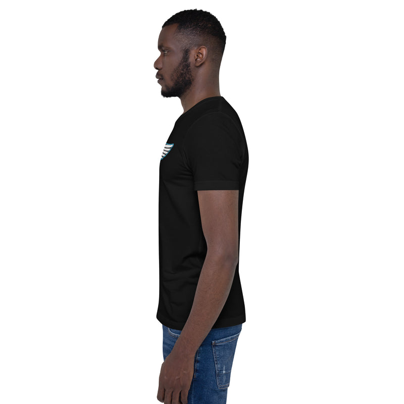 Lion Of Judah Baby Blue logo Short-sleeve unisex t-shirt