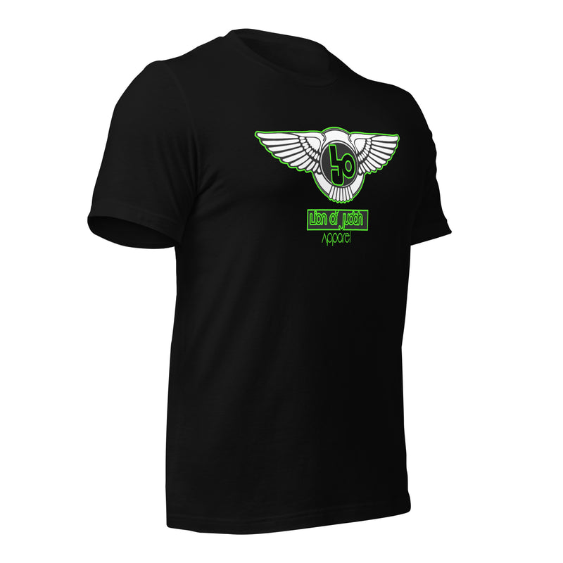 Lion Of Judah Green logo Short-sleeve unisex t-shirt