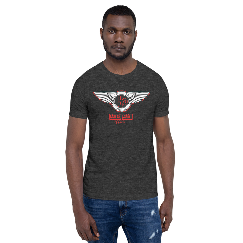 Lion Of Judah Blood Red logo Short-sleeve unisex t-shirt
